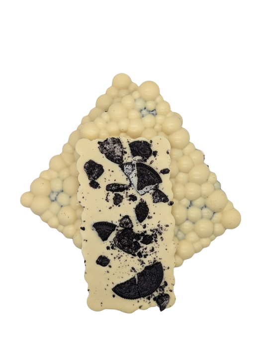 Cookies & Cream on White Chocolate Bar